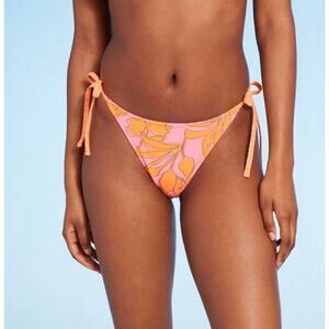 Wild Fable Reversible Side-Tie High Leg Cheeky Bikini Bottom -Women's XL New
